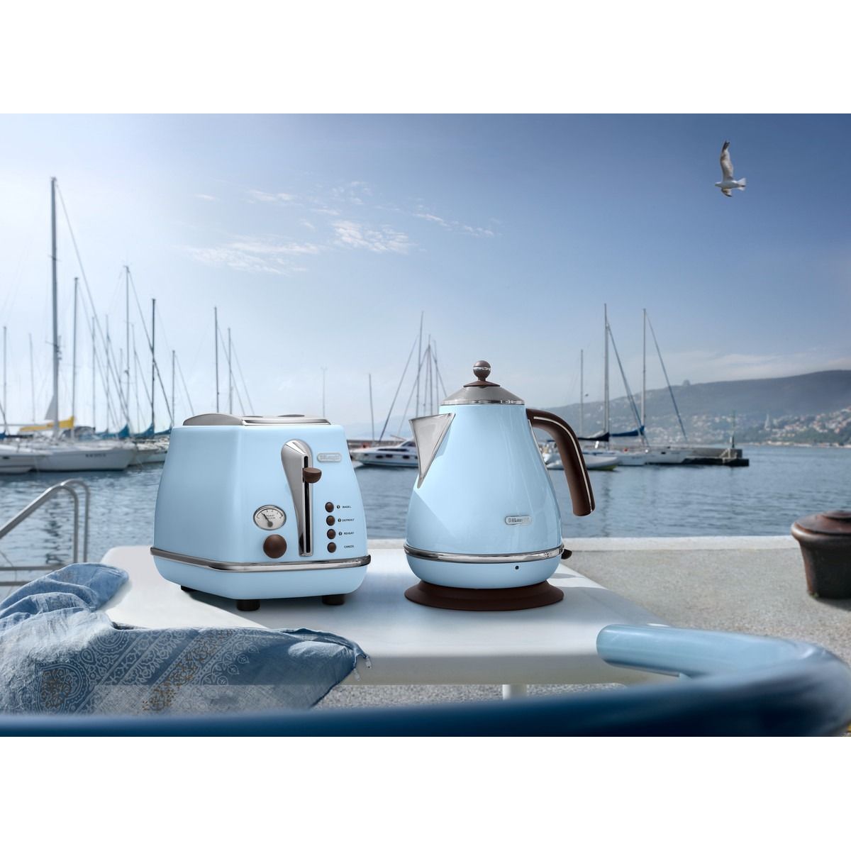 Электрочайник DeLonghi KBOV 2001 azzurro 1.7 л (00000009923) - фото 5