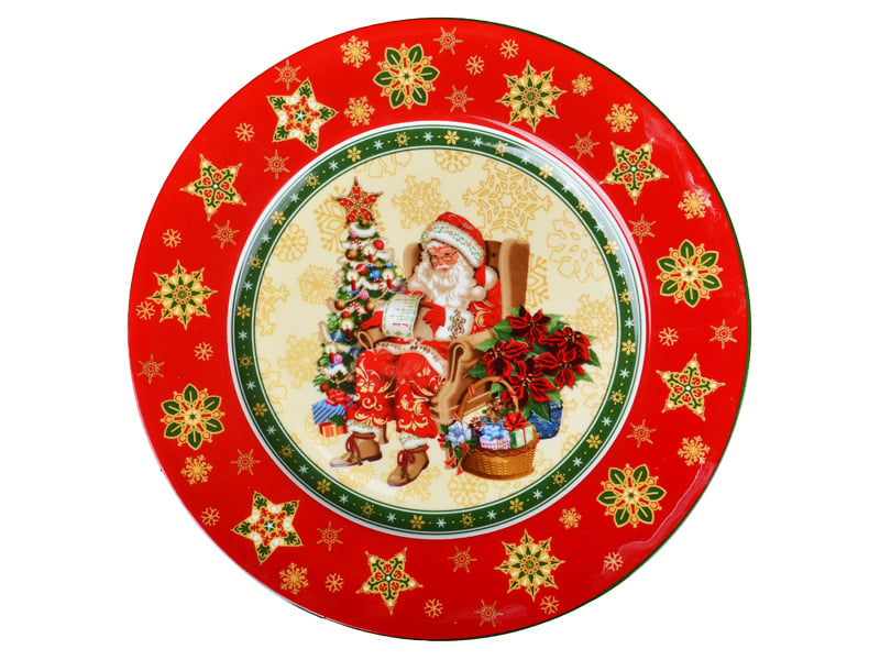 Блюдо Lefard Christmas Collection, фарфор, 21 см (986-059) - фото 1