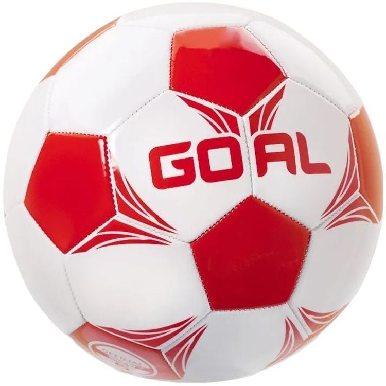 Футбольний м'яч Mondo Goal, розмір 5, червоний (13832) - фото 1
