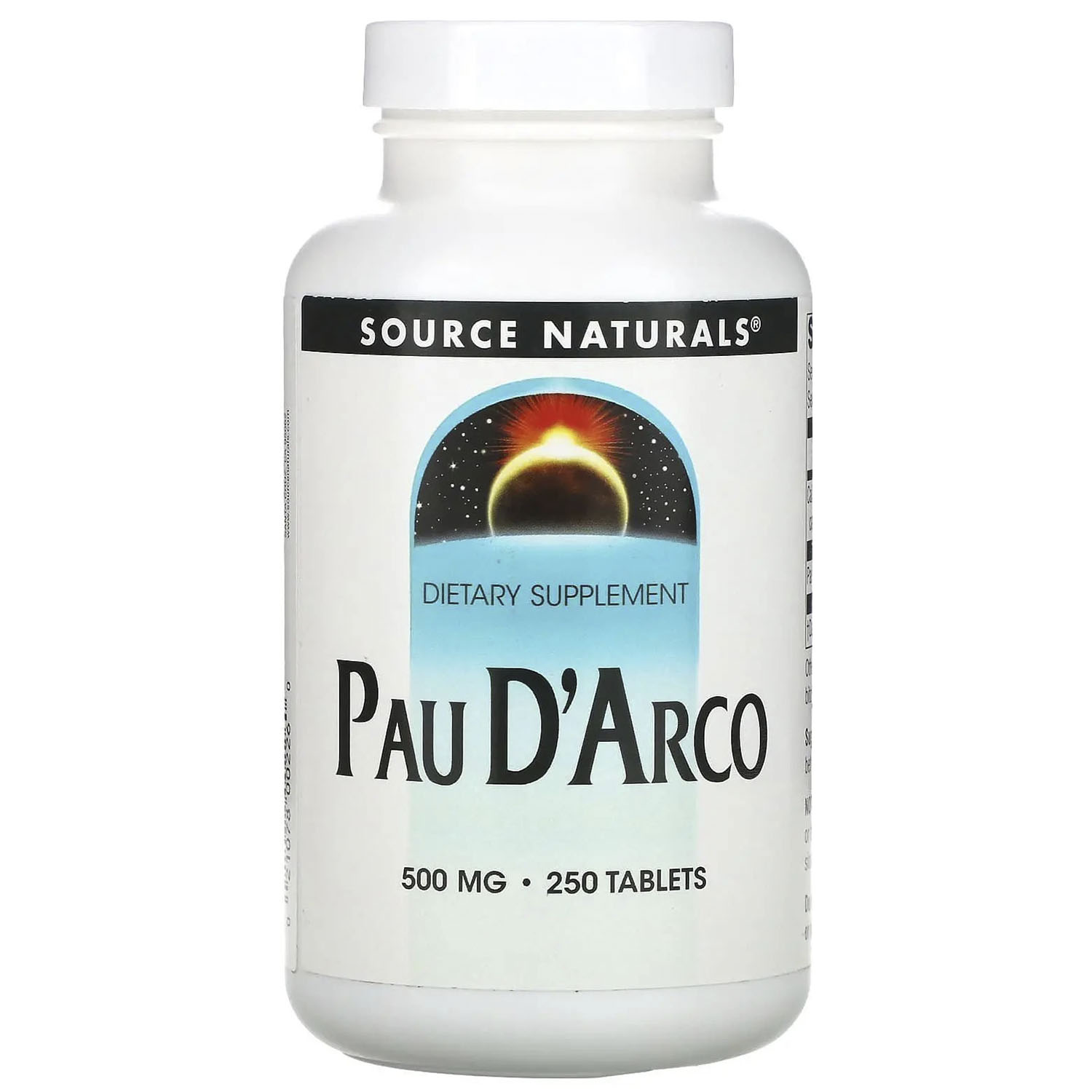 По Д'арко Source Naturals Pau D'Arco 250 мг 250 таблеток - фото 1