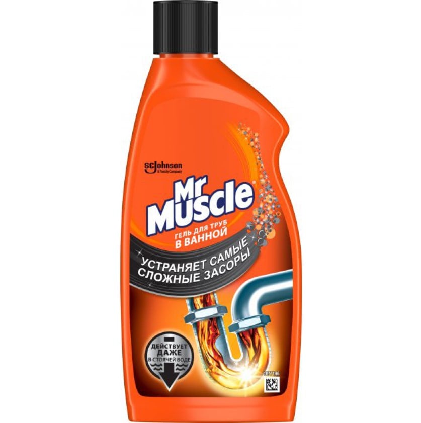 Photos - Drain Cleaner Mr Muscle Гель для очищення труб , проти важких засмічень. 500 мл 