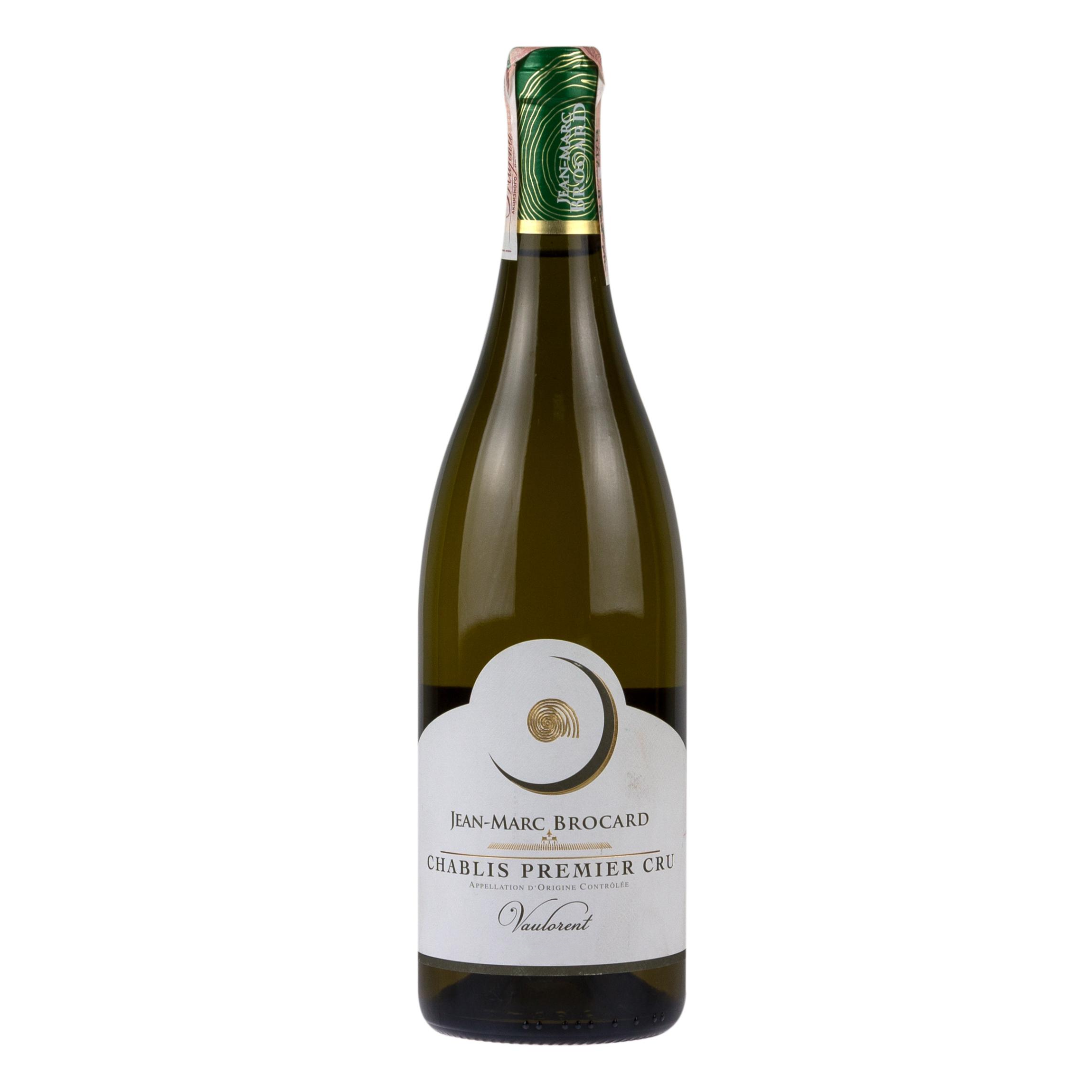 Вино Brocard Jean-Marc Chablis 1er Cru Vaulorent, белое, сухое, 13%, 0,75 л - фото 1
