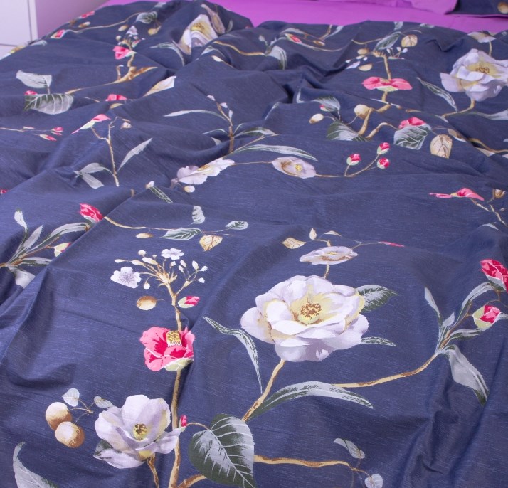 Комплект постельного белья MirSon Of Wind Flowers, сатин, семейный - фото 2