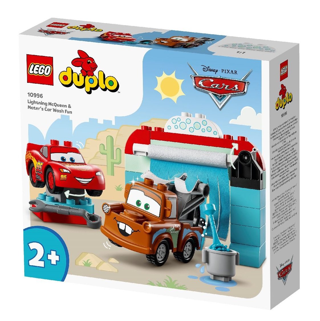 Конструктор LEGO DUPLO Disney TM Розваги Блискавки МакКвіна й Сирника на автомийці, 29 деталей (10996) - фото 3