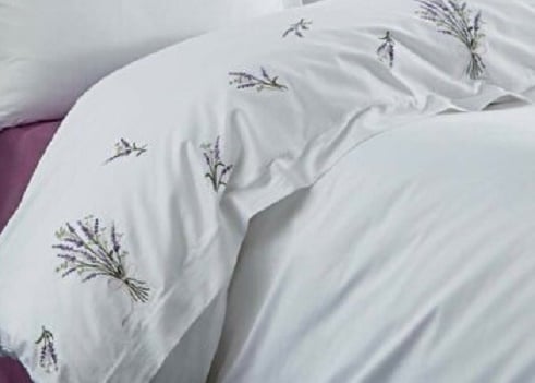 Комплект постельного белья Dantela Vita Lavender сатин с вышивкой евро (svt-2000022294867) - фото 2