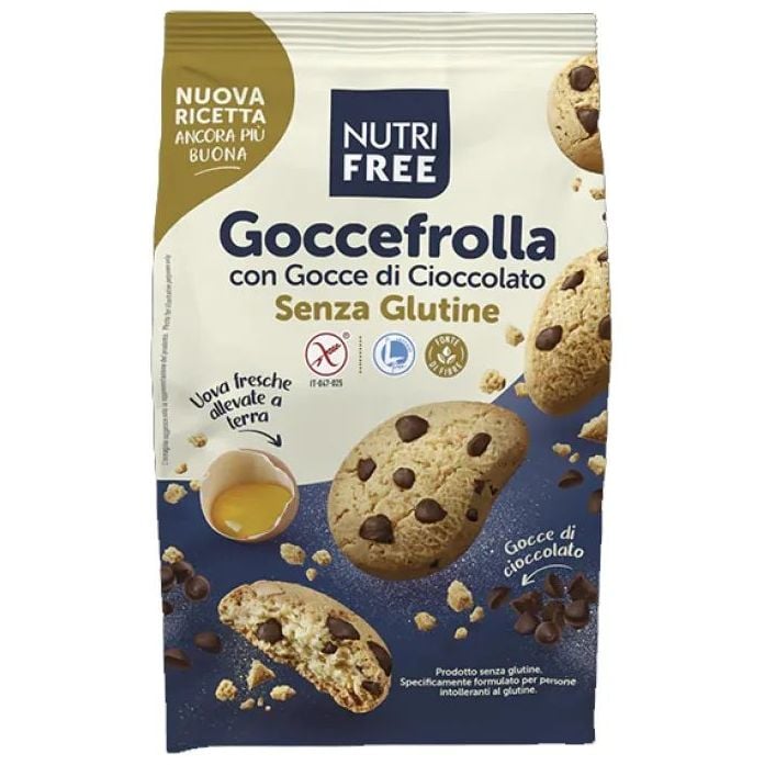 Печиво Nutri Free Goccefrolla з шоколадною крихтою 300 г (877880) - фото 1