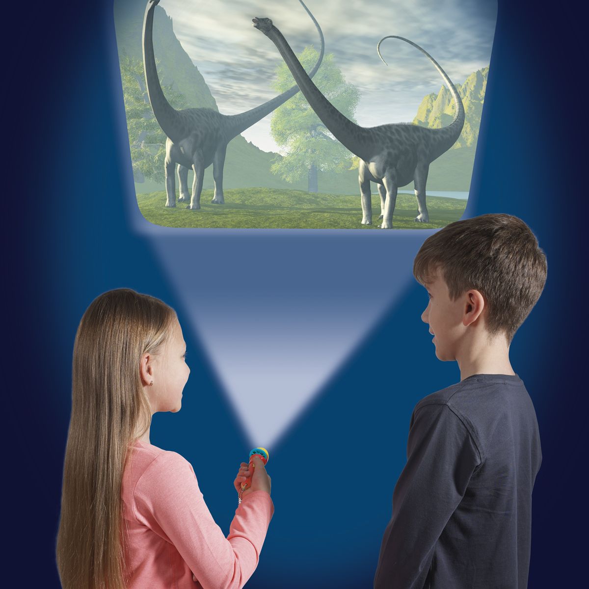 Ліхтарик-проектор Brainstorm Toys Світ динозаврів, 3 диски, 24 зображення (E2029) - фото 5