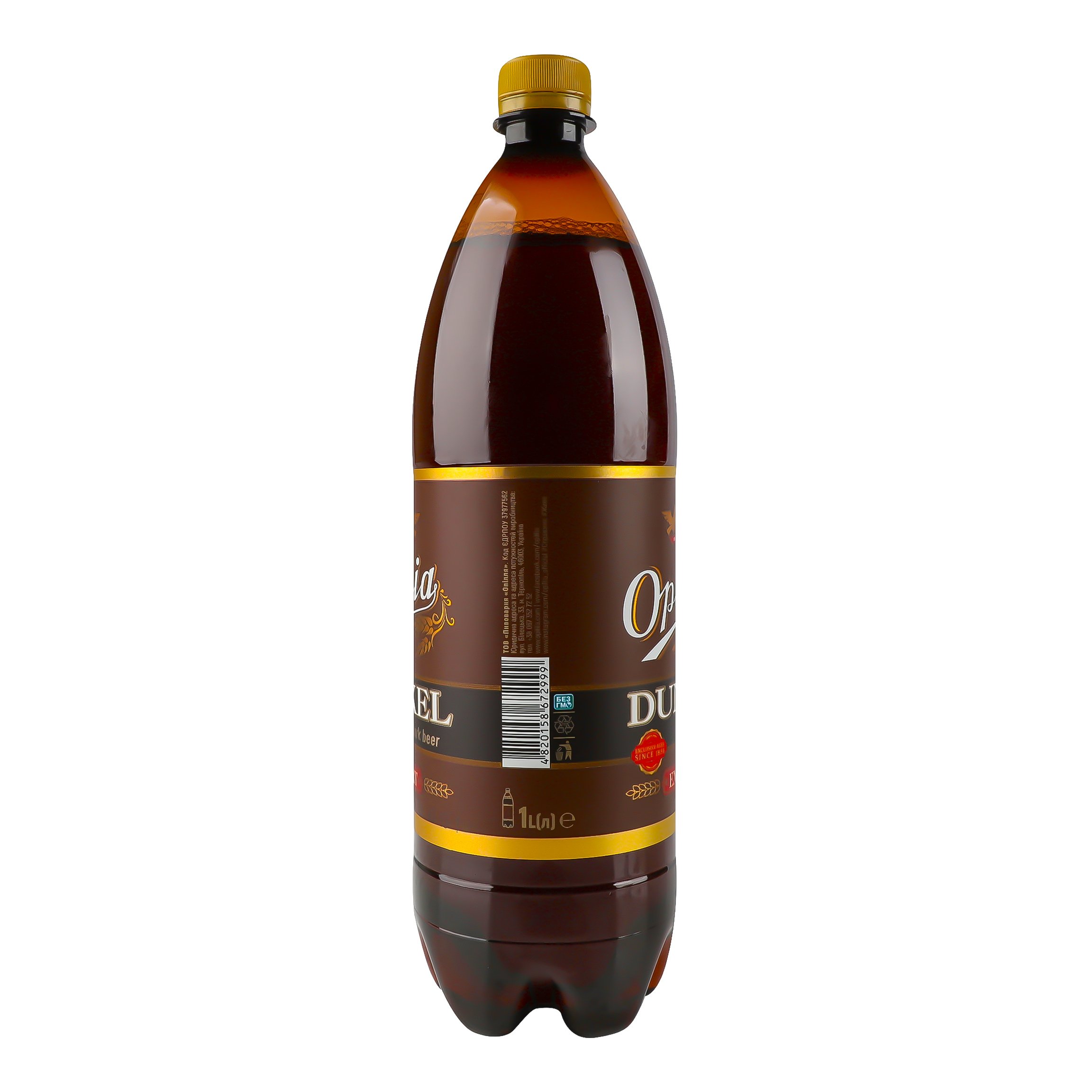 Пиво Опілля Export Dunkel темне 4.8% 1 л - фото 3