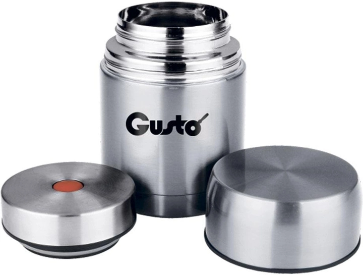 Термос для їжі Gusto GT010-1 Смачний обід 1 л сріблястий (126794) - фото 2