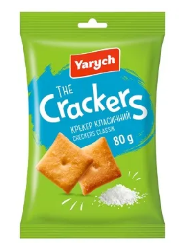 Крекер Yarych класичний із сіллю 80 г (704594) - фото 1