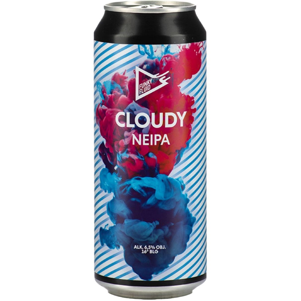 Пиво Funky Fluid Cloudy светлое 6.5% 0.5 л ж/б - фото 1