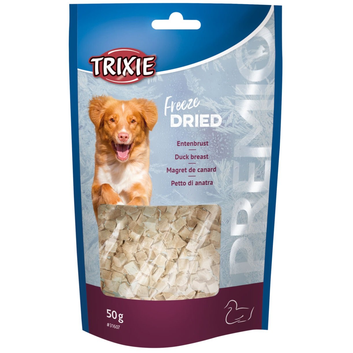 Лакомства для собак Trixie Premio Freeze Dried, утиная грудка, 50 г (31607) - фото 1