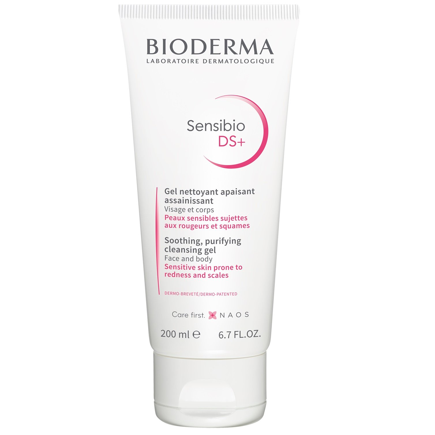Photos - Cream / Lotion Bioderma Очищаючий гель для обличчя та тіла  Sensibio DS+ Gel, 200 мл (2871 