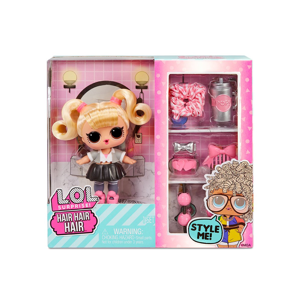Игровой набор с куклой L.O.L. Surprise Hair Hair Hair Стильные прически, в ассортименте (580348) - фото 11
