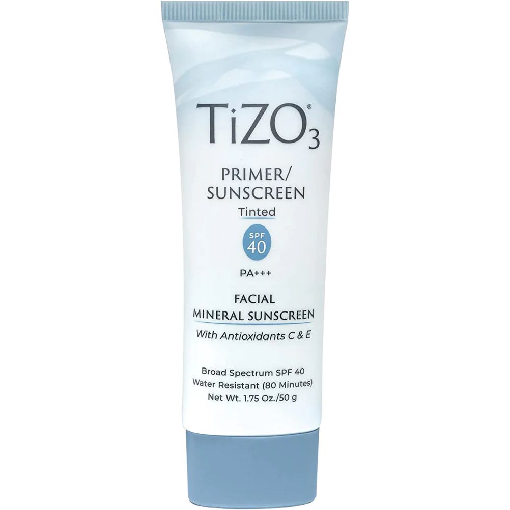 Крем-праймер солнцезащитный с оттенком TiZO 3 Facial Primer/Sunscreen Tinted SPF 40, 50 г - фото 1