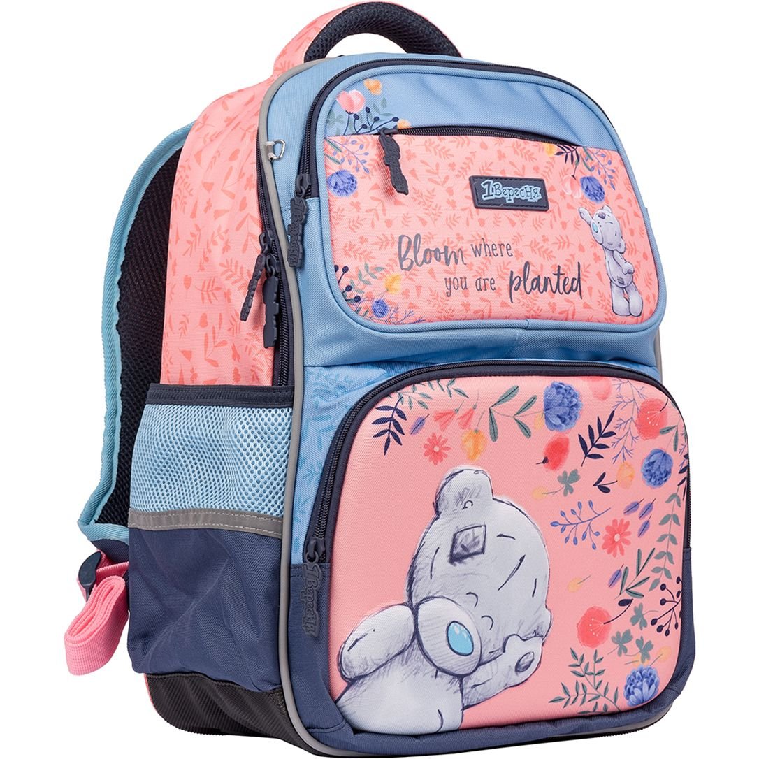 Рюкзак шкільний 1 Вересня S-105 MeToYou, рожевий з блакитним (556351) - фото 2