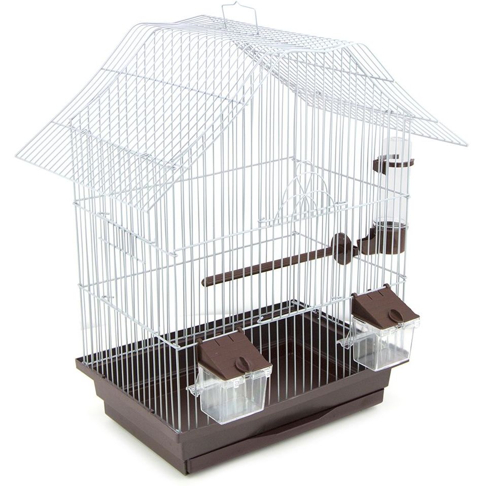 Клітка для птахів Лорі Шанхай, цинк, 33х23х40 см, в ассортименті - фото 4