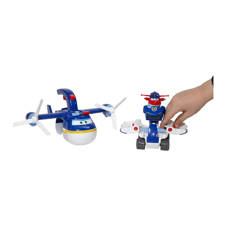 Ігровий набір Super Wings Supercharge 2-in-1 Police Patroller 2в1 Поліцейський транспорт (EU740834) - фото 7