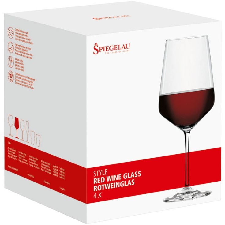 Набор бокалів для червоного вина Spiegelau Style, 630 мл (21501) - фото 3