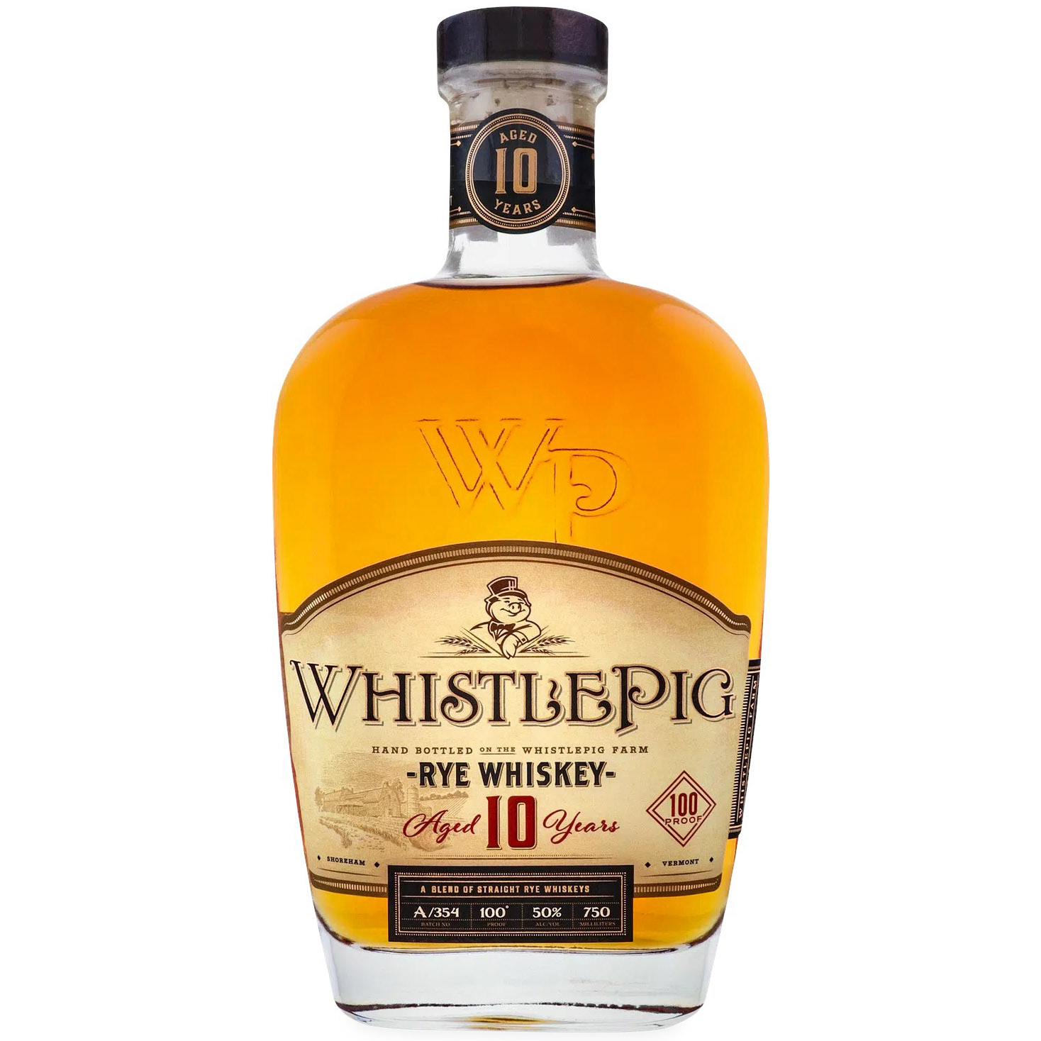 Віскі WhistlePig 10 yo Straight Rye American Whiskey 50% 0.75 л - фото 1