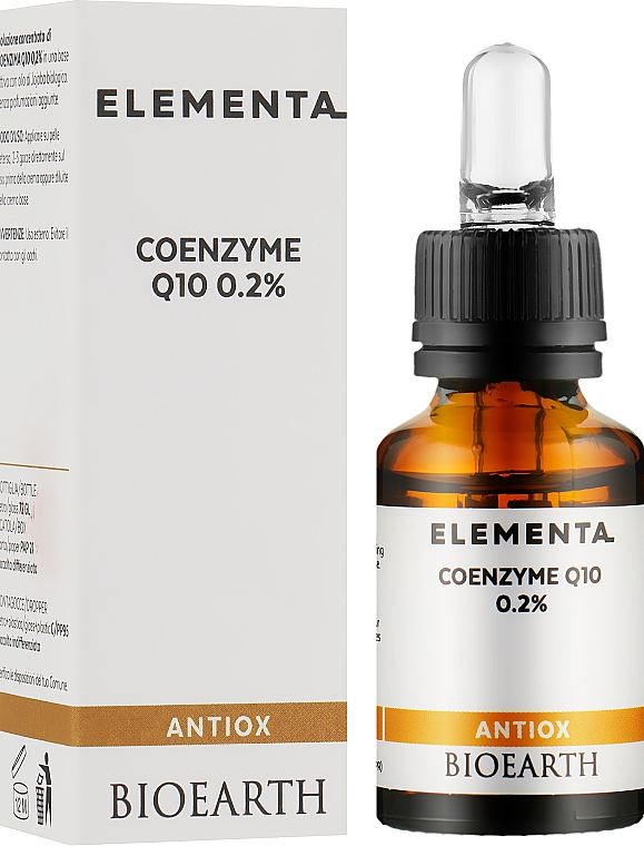 Концентрований розчин Bioearth Elementa Antiox Coenzyme Q10 0,2% 15 мл - фото 2