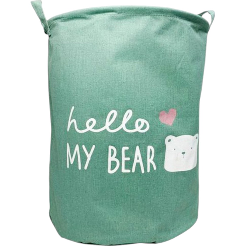 Корзина для игрушек Megazayka и белья Hello y bear GZ-1004 Green - фото 1