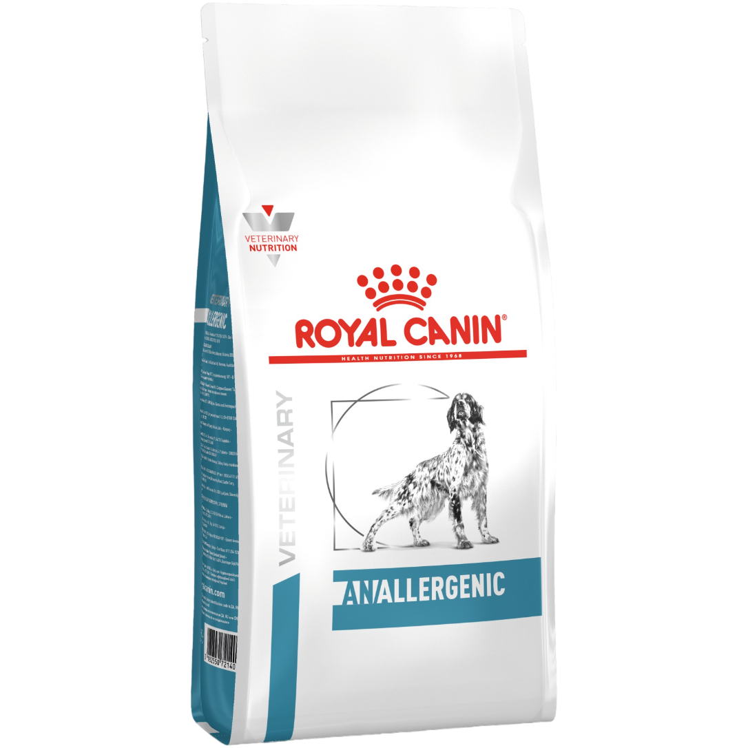 Сухой корм для взрослых собак Royal Canin Anallergenic при пищевой аллергии или пищевой непереносимости некоторых ингредиентов 3 кг - фото 1