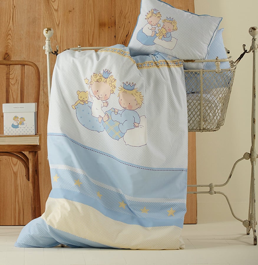 Комплект постельного белья для младенцев Karaca Home Mini, перкаль, разноцвет (2883) - фото 1