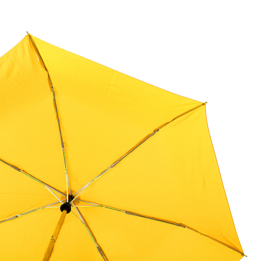 Жіноча складана парасолька повний автомат Happy Rain 96 см жовта - фото 3