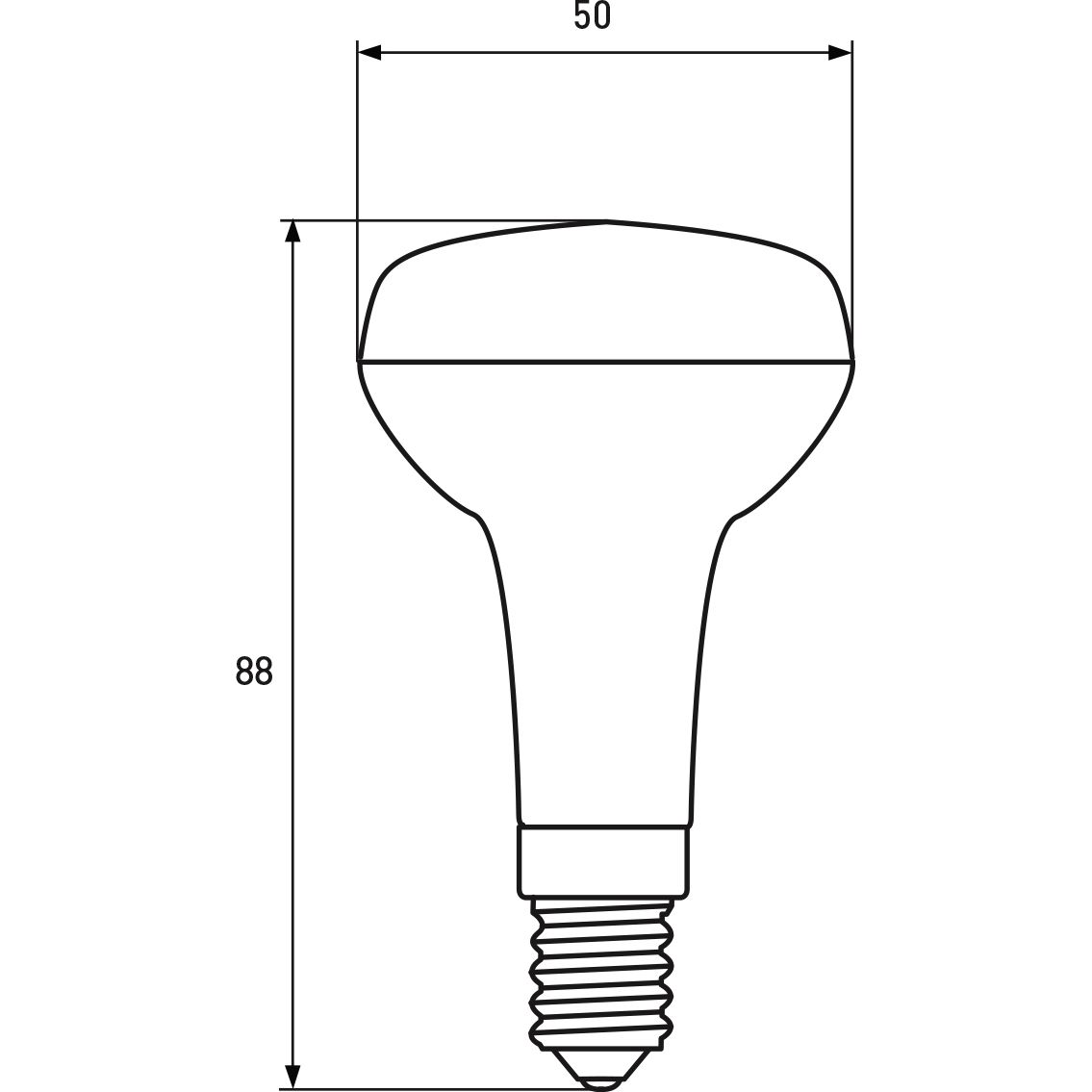 Світлодіодна лампа Eurolamp LED Ecological Series, R50, 6W, E14 4000K (LED-R50-06144(P)) - фото 3