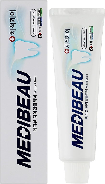 Зубна паста відбілювальна Medibeau White Clinic Toothpaste - фото 2