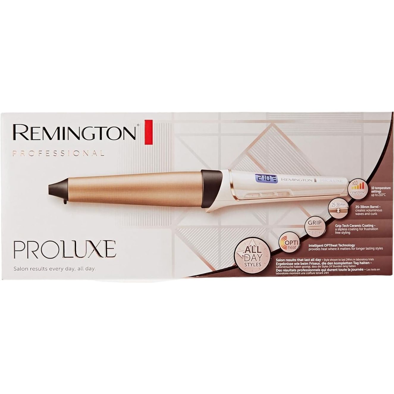 Плойка Remington ProLuxe CI91X1 рожево- золота - фото 3