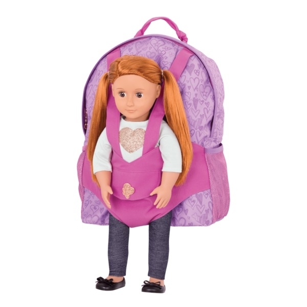 Набір аксесуарів для ляльки Our Generation Рюкзак, фіолетовий (BD37418Z) - фото 2