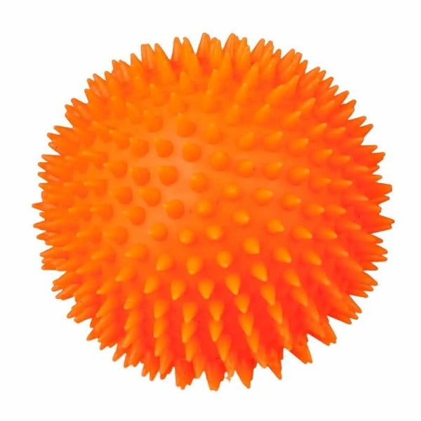 Іграшка для собак Trixie М'яч голчастий з пищалкою, 10 см, в ассортименте (3412) - фото 2