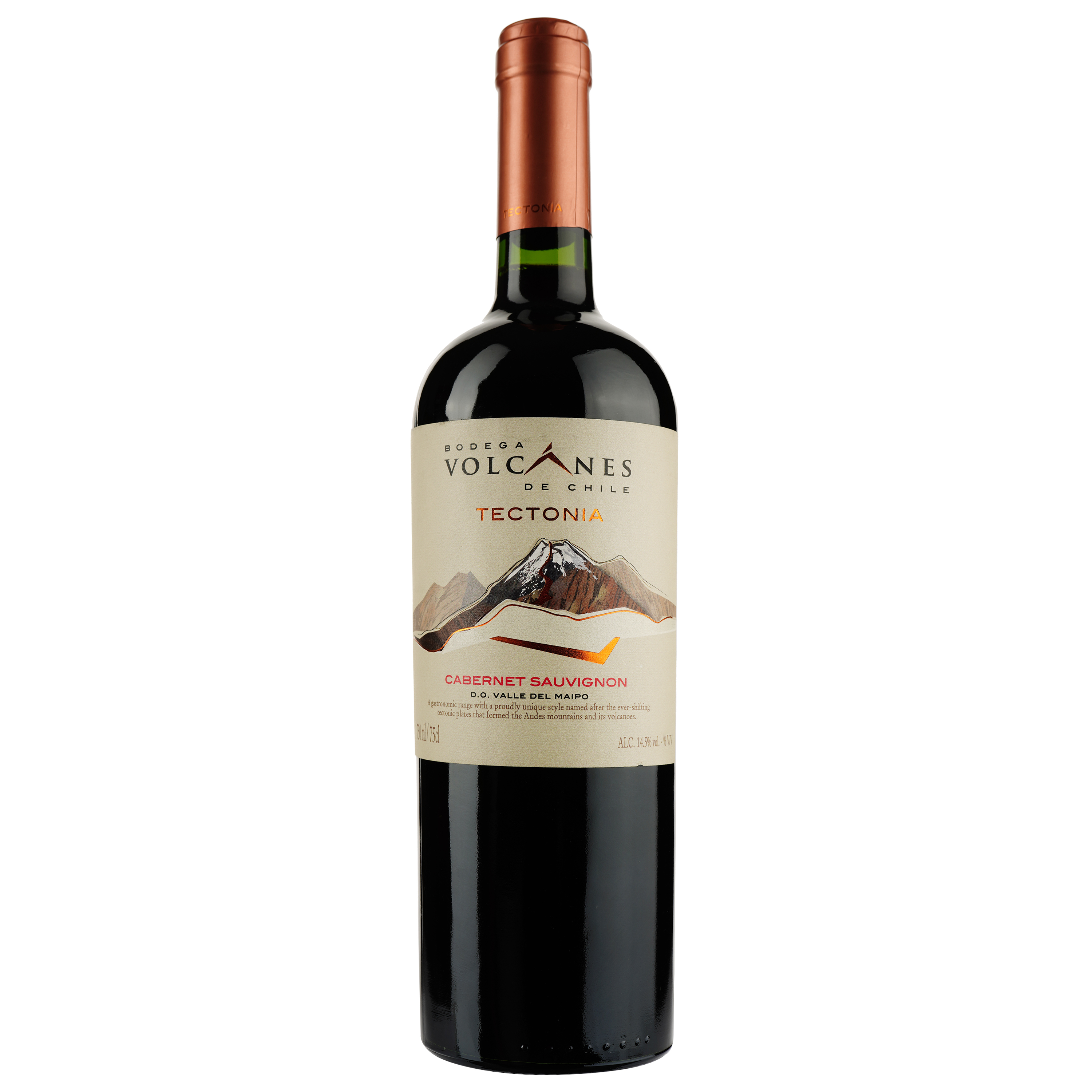 Вино Volcanes de Chile Tectonia Cabernet Sauvignon червоне сухе 0.75 л - фото 1