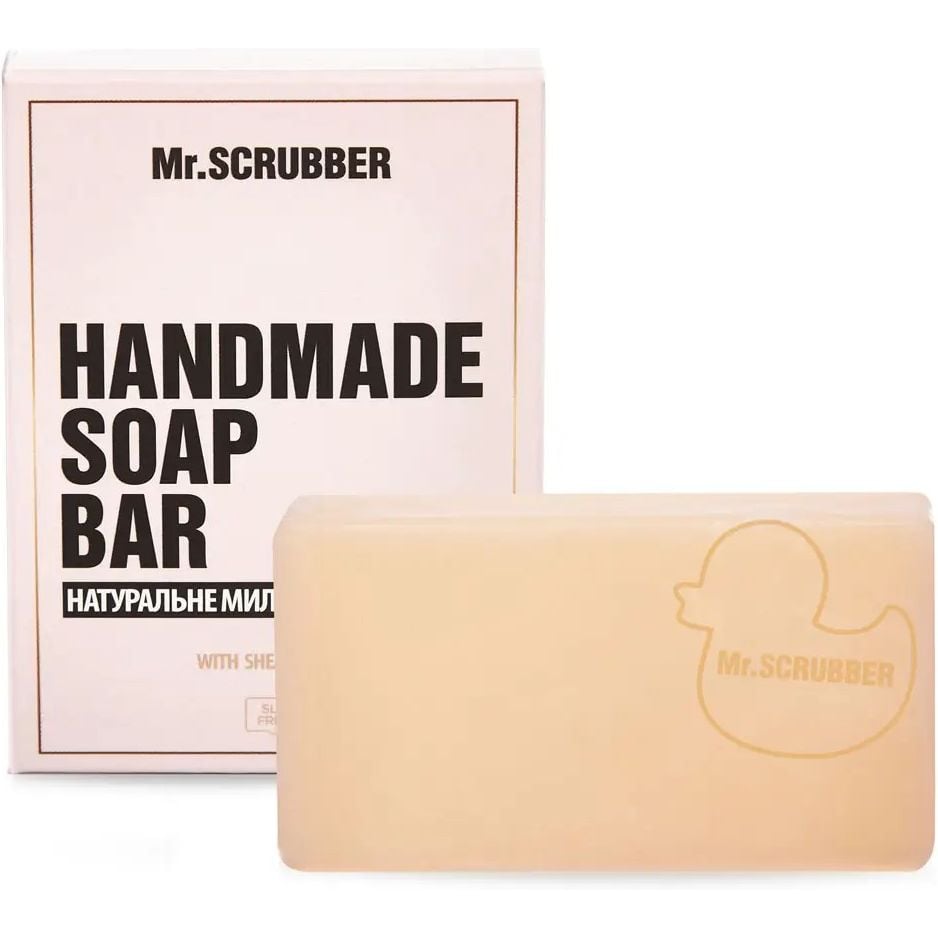 Брусковое мыло ручной работы Mr.Scrubber Мандарин, в подарочной коробке, 100 г - фото 1