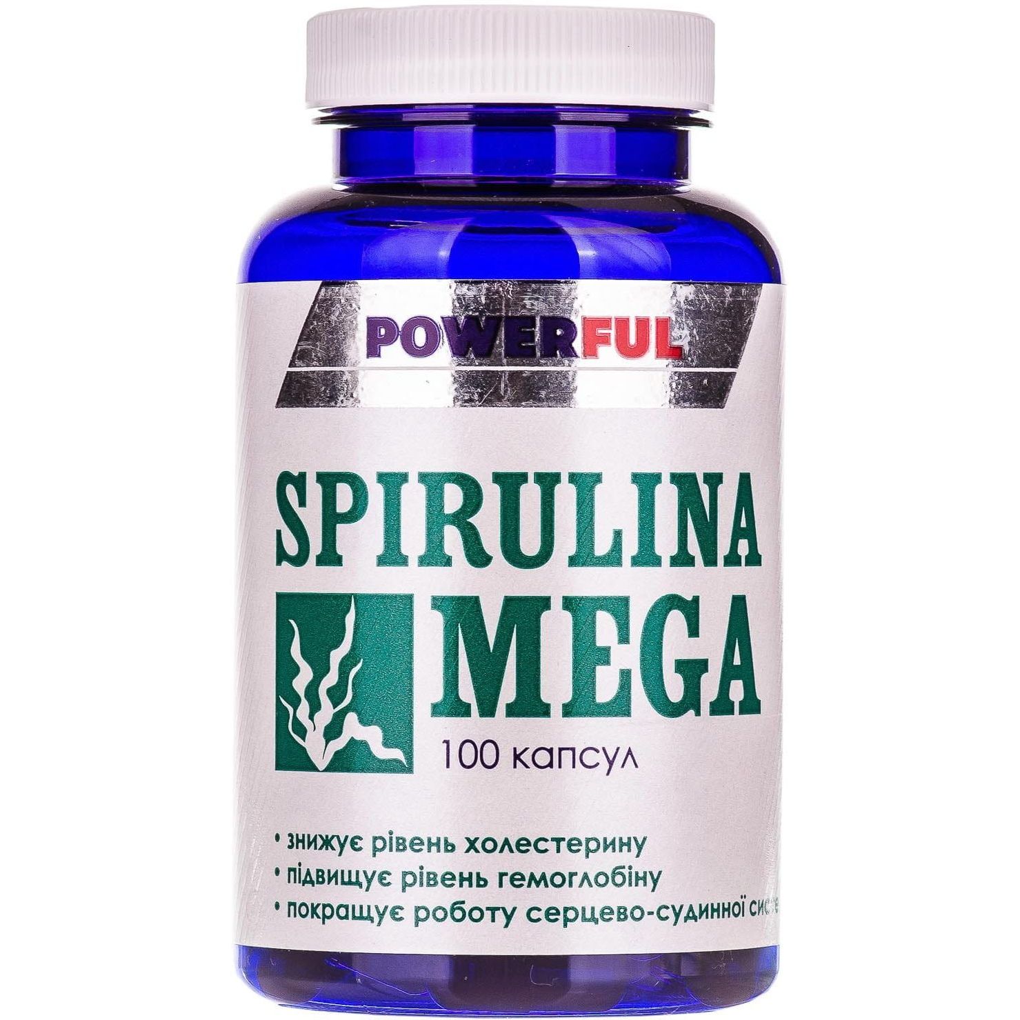 Spirulina MEGA Powerful 100 капсул - фото 1