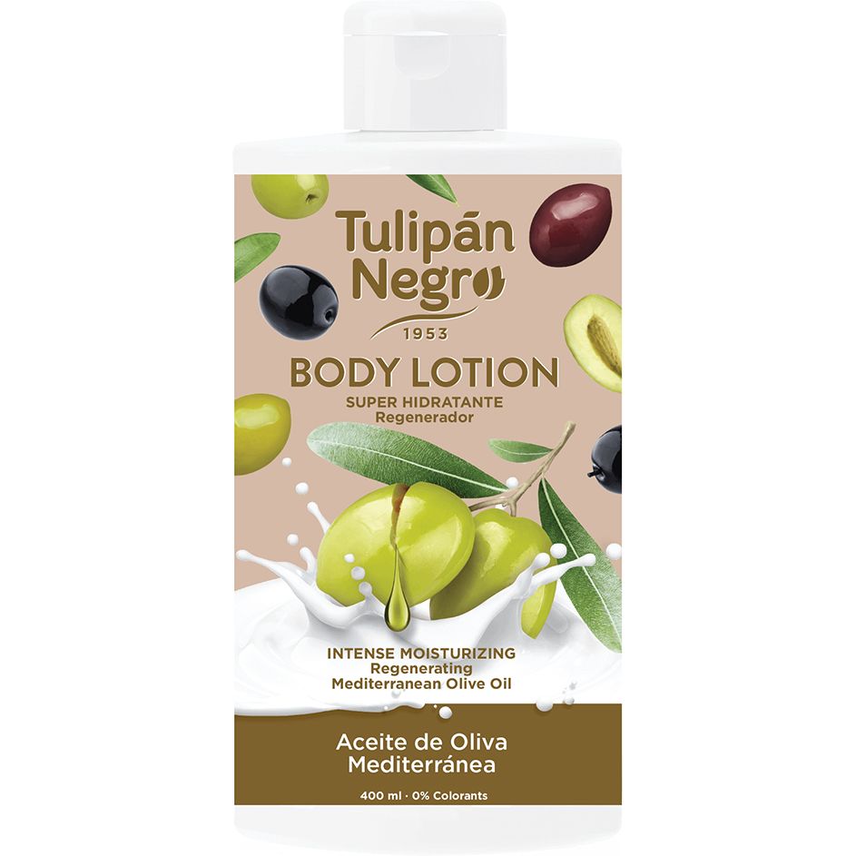 Лосьон для тела Tulipan Negro Mediterranean Olive Oil Body Lotion 400 мл - фото 1