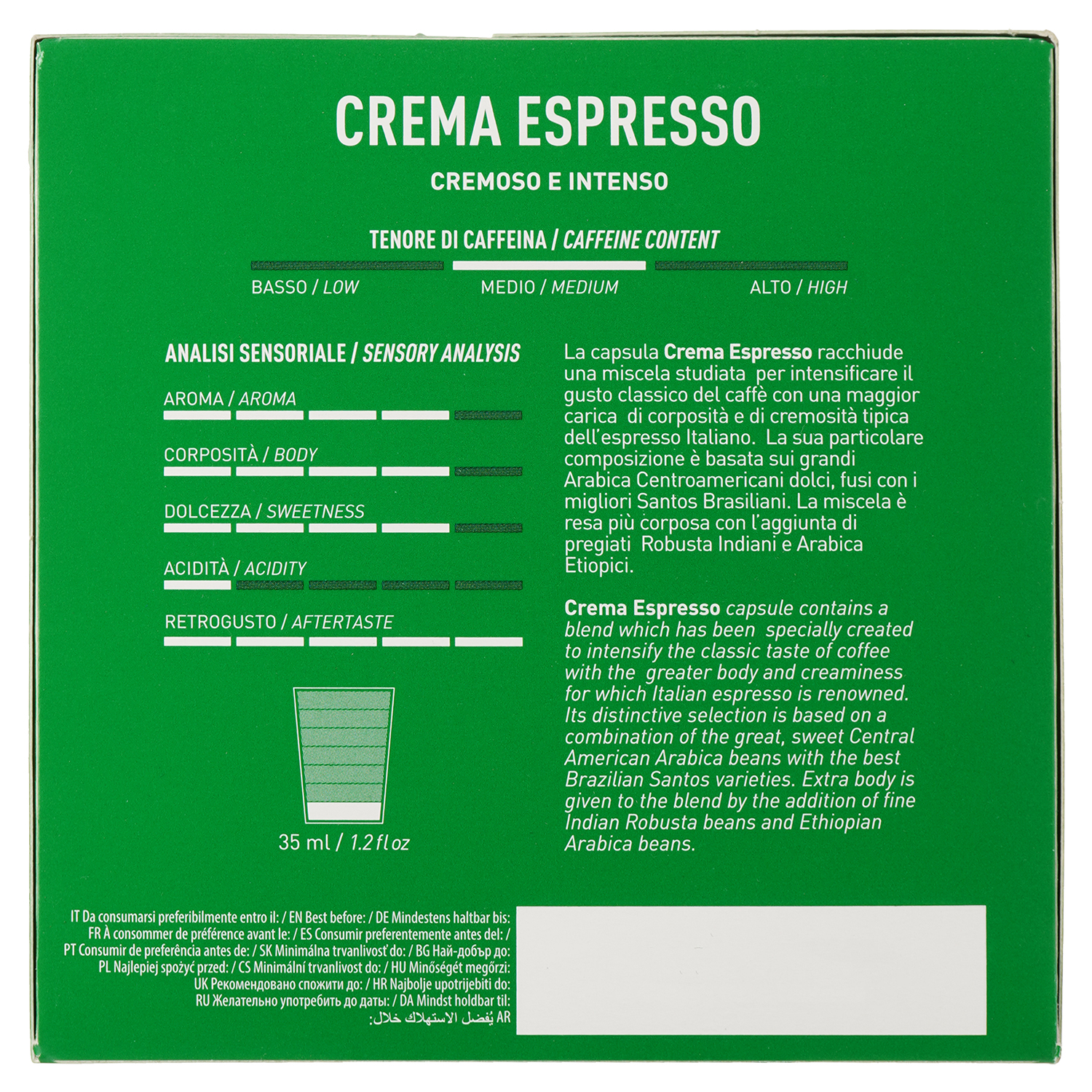 Кофе в капсулах Carraro Dolce Gusto Crema Espresso, 16 капсул - фото 2