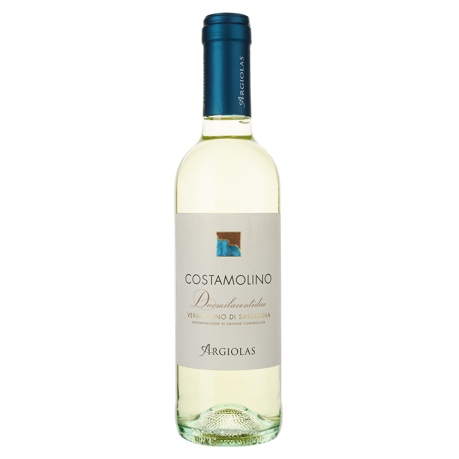 Вино Argiolas Costamolino, біле, сухе, 13,5%, 0,375 л (36828) - фото 1