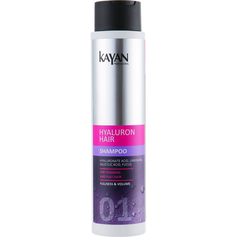 Шампунь для тонкого та позбавленого об'єму волосся Kayan Professional Hyaluron Hair 400 мл - фото 1