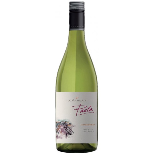 Вино Paula Chardonnay, біле, сухе, 11-14,5%, 0,75 л - фото 1