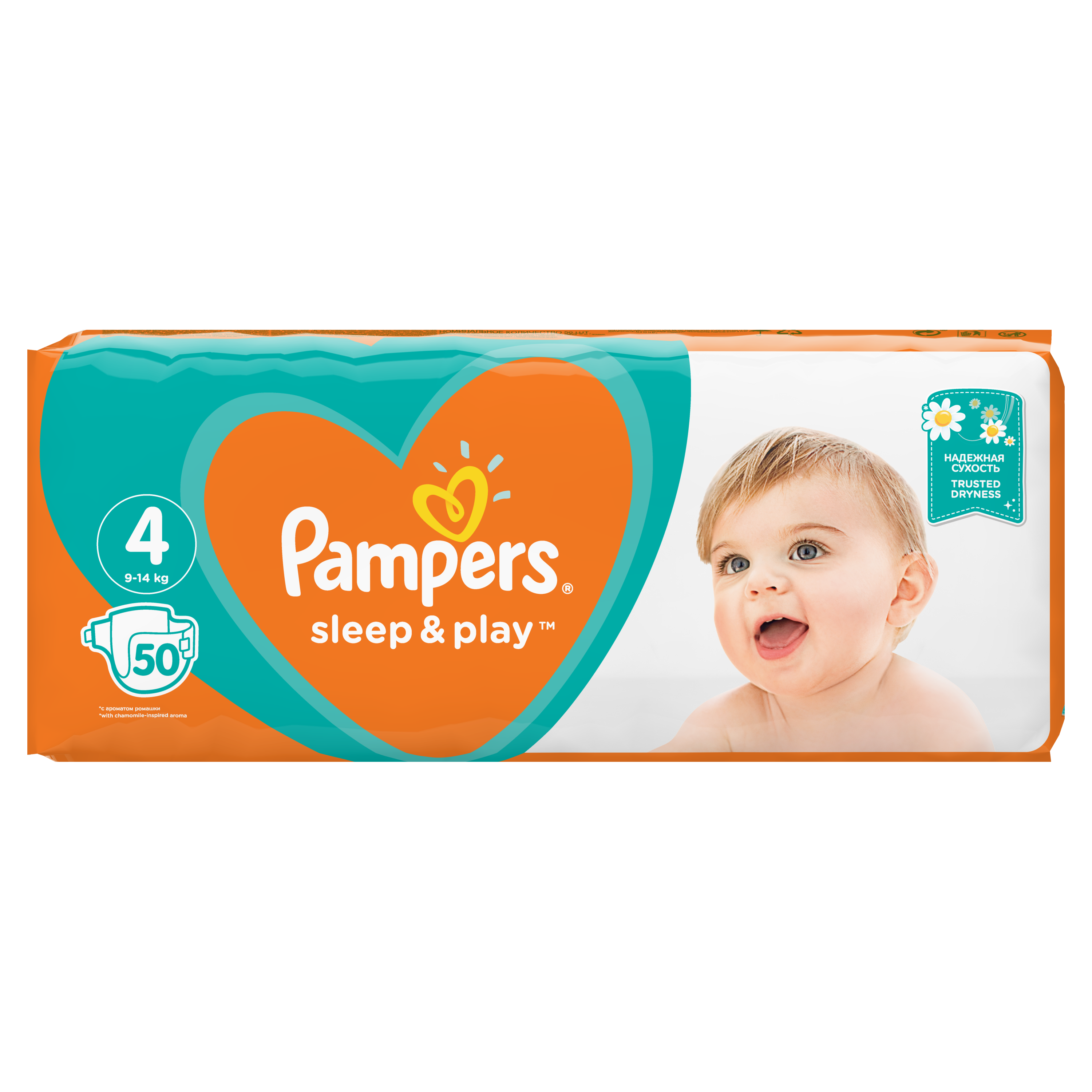 Подгузники Pampers Sleep&Play 4 (9-14 кг), 50 шт. - фото 2