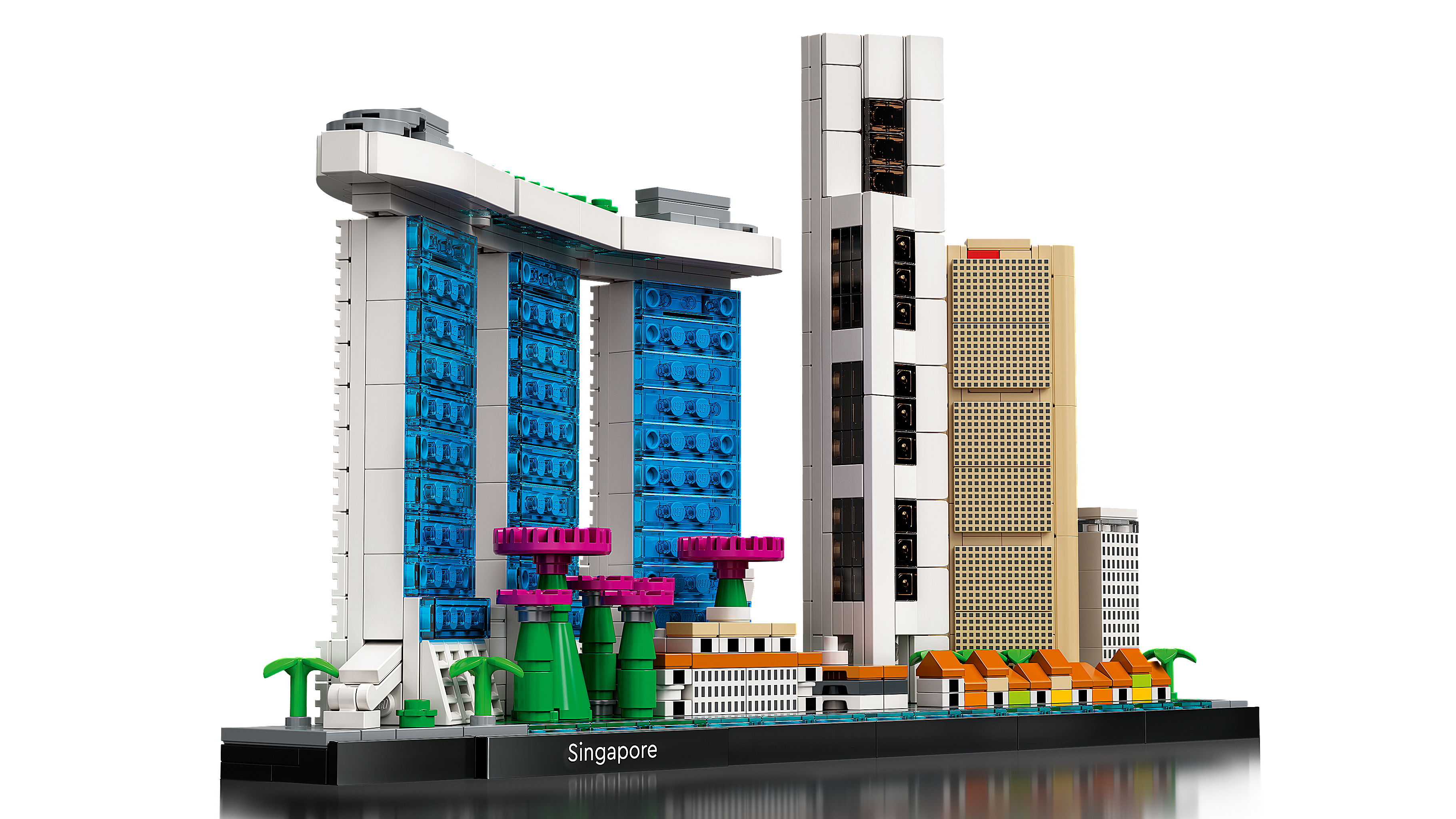 Конструктор LEGO Architecture Сингапур, 827 деталей (21057) - фото 2