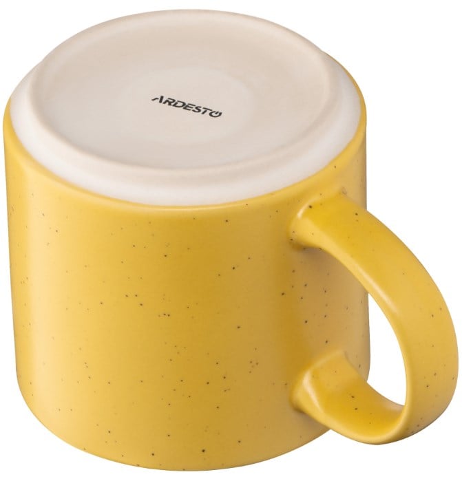 Чашка Ardesto Alcor, 420 мл, жовтий (AR3475Y) - фото 5