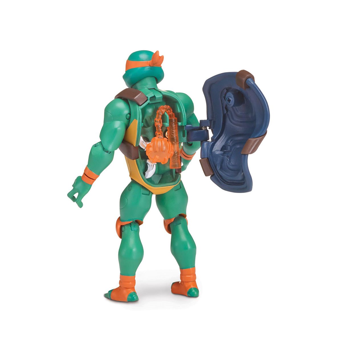 Ігрова фігурка TMNT Еволюція Черепашок-Ніндзя Мікеланджело з бойовим панциром, 12 см (80828) - фото 2