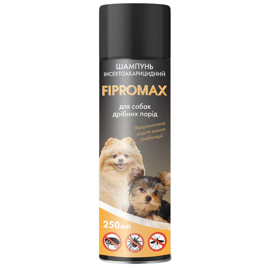 Шампунь для собак дрібних порід Fipromax проти бліх, 250 мл - фото 1