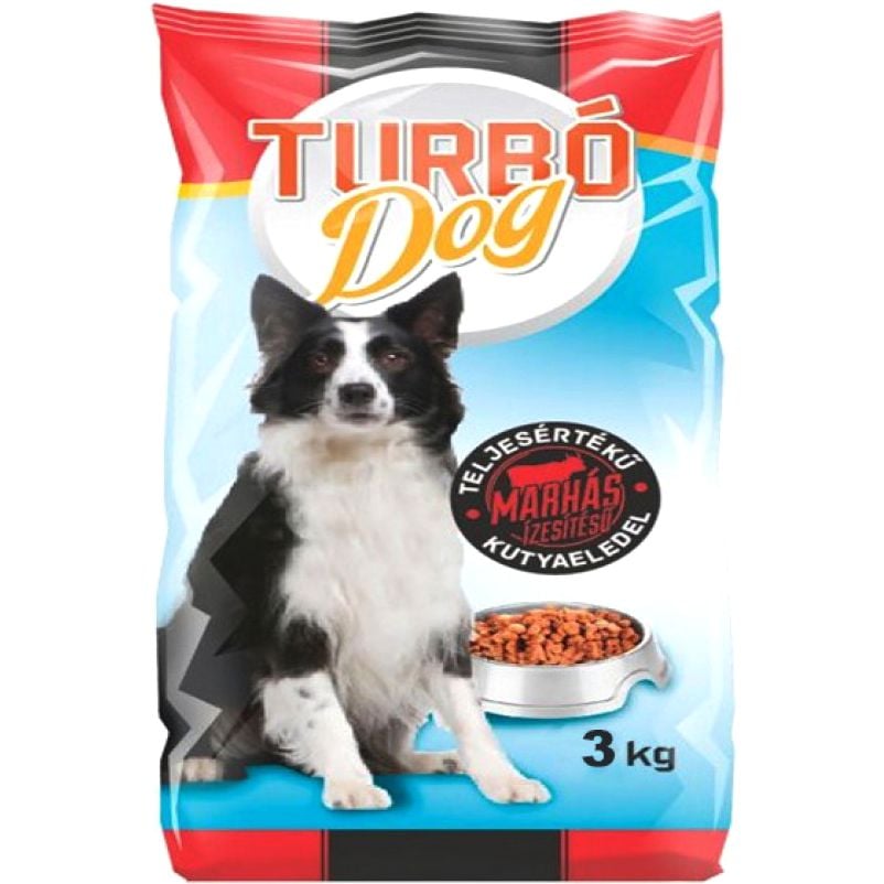Сухий корм для собак Turbo Dog Яловичина, 3 кг - фото 1