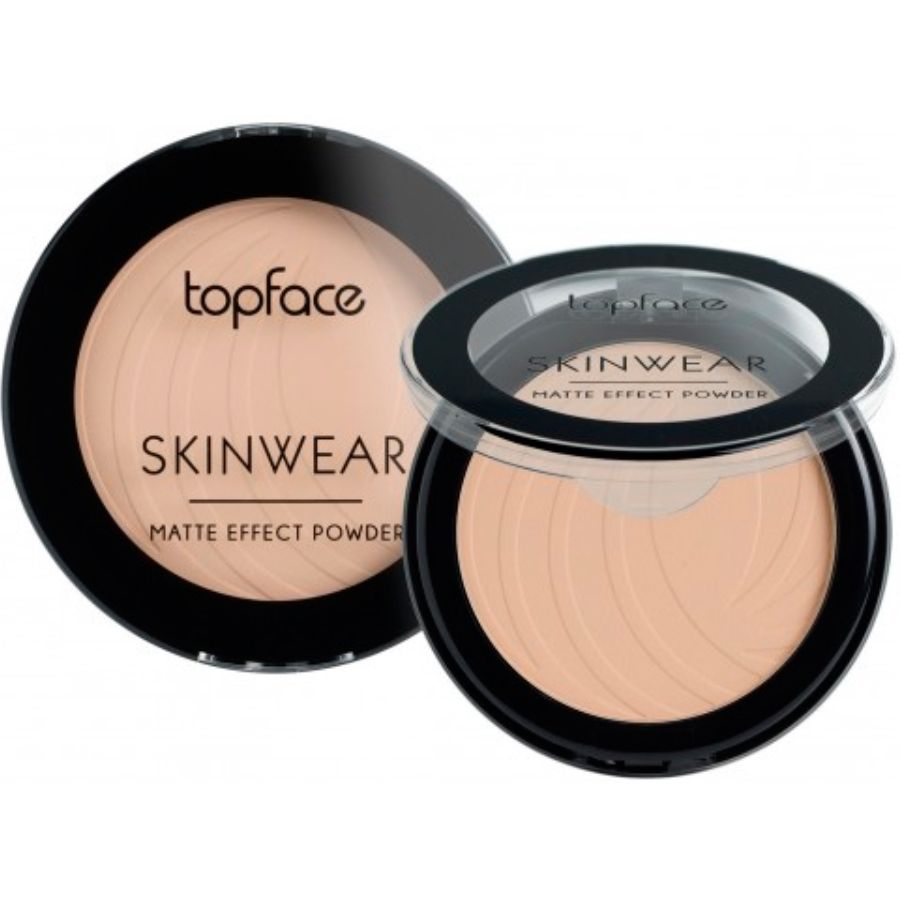 Пудра компактная TopFace Skin Wear Matte Effect Powder PT265 тон 02, 10 г - фото 1