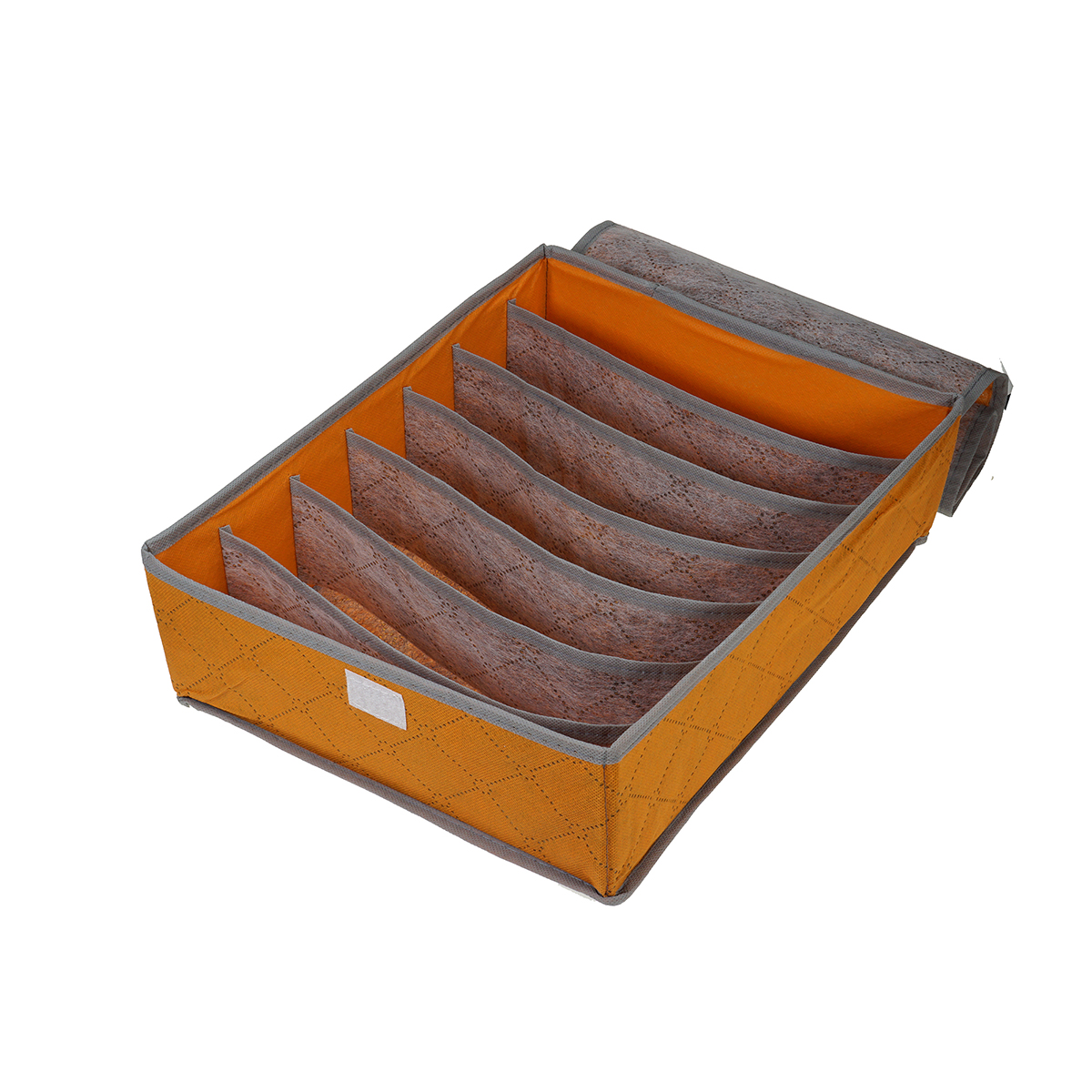 Органайзер для белья Supretto, 7 отделений, оранжевый, 27х36х11 см (5688-0001) - фото 1
